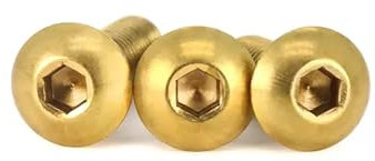 ENTAOER 1-20 Tornillo con cabeza hexagonal de latón semicircular M2M2.5~M8M10(5pcs M6x30)
