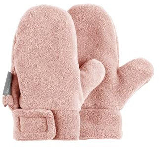 Sterntaler Fäustlinge mit Daumen aus Microfleece Mädchen - Baby und Kinder Handschuhe mit Klettverschluss und wärmendem Futter - mattrosa, 2