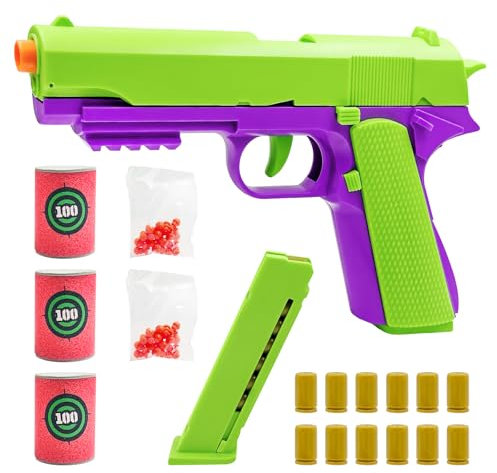 Spielzeug Pistole,Schaumstoff-Blaster,Kinder Pistole,Soft Foam Bullet Blaster Toy,Schaumstoffpistole Toy Gun, für Kindergeschenke, Sicherheitstraining oder zum Spielen