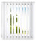time4blinds - Lamellenvorhang - Vertikaljalousie - Lamellen für Büroarbeitsplätze und für Haus und Wohnung - Vorhang Flächenvorhang Schiebevorhang - 130x120 cm - Klassisch weiß