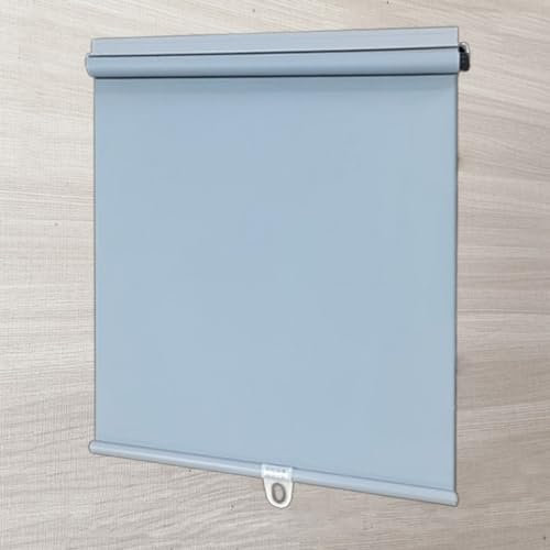 Tenda oscurante a rullo con sistema a molla, oscurante, protezione temporanea, senza trapano, dimensioni di installazione: 150 cm x 200 cm, blocco UV, facile da usare