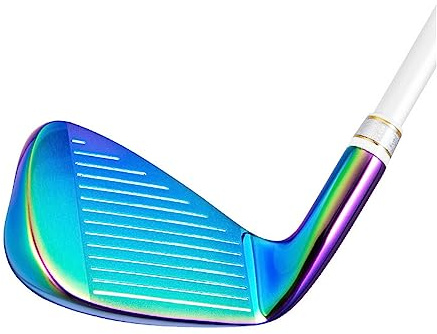 Ferro da golf da donna per destrorsi, #7, 30 gradi, con albero in carbonio/acciaio, per golf e sport (albero in grafite)