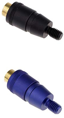 lahomia 2pcs Fishing Landing Net Connector, Quick Release Adapter Rod Pole Connector