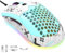 KUIYN 383 PRO M5 Mouse da gioco cablato ultraleggero, scocca leggera a nido d'ape, Pixart PAW3325, 6 DPI regolabili 12000, 26 mouse retroilluminati con respirazione RGB, 65 g, mouse ottico USB modello