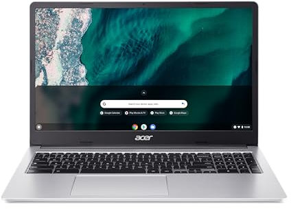 Acer Chromebook 315 CB315-4HT-C5B3, ordenador portátil táctil de 15,6 pulgadas, Full HD IPS, PC portátil (Intel Celeron N4500, RAM de 4 GB, 128 GB eMMC, UHD Graphics, Chrome OS), portátil Gris,
