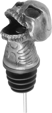 Laroal Versatore per decanter per vino, versatore per bottiglia di vino rosso, versatore per whisky a forma di teschio