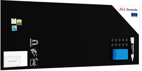 ALLboards ramlös slimboard – krityta – 305 x 122 cm + gratis