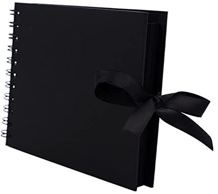 MAGICLULU 1 Pieza Álbum de Fotos Handmade Moño Scrapbook Retro y Momentos Especiales y Celebraciones