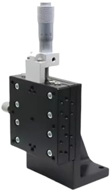 LV-80C2 Glidbord Manuell förskjutning Vertikallyft Finjusteringsplattform Tvärrullsstyrning Linjärt steg Z-axel 80 * 80 mm LV80