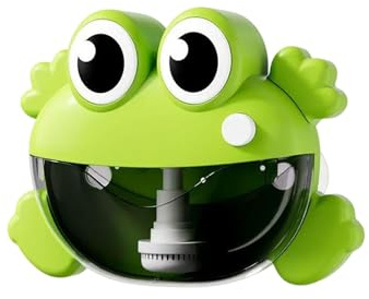 Elektrisk bubbelmaskin - batteridriven 19 cm, djurformad spruta, rik skumgenerator | babytvätt, distraktion, badrum, väggsugning, dykning