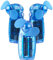 PEARL Taschenventilator: Batterie-betriebener Mini-Hand- und Taschen-Ventilator, blau, 3er -Set (Mini Handventilator, Handventilator batteriebetrieben, Outdoor unterwegs)