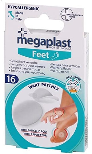 16 medicazioni occlusive per verruche, con acido salicilico, ipoallergeniche