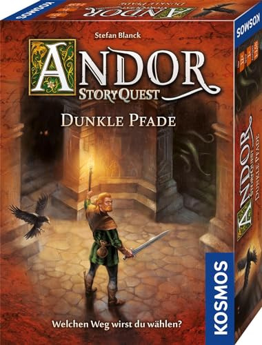KOSMOS 698973 Die Legenden von Andor - StoryQuest - Dunkle Pfade, Story-Spiel in der Welt von Die Legenden von Andor, Abenteuerspiel, Fantasy-Spiel, ab 12 Jahre