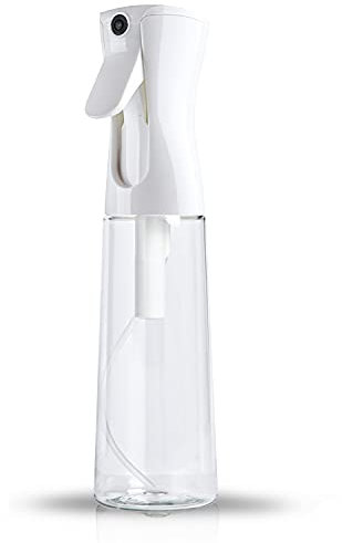 TANSHINE Vaporisateur Cheveux Boucle Pulverisateur Cheveux Vaporisateurs Rechargeable d Eau Flacon Spray Brumisateur pour Plante Interieur,Coiffeur,Fleurs Transparent,Spray Alcool,300ml