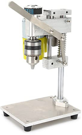 Taladro de Columna Profesional Mini Taladro de Banco Eléctrico Soporte Taladro Vertical Máquina de Perforación de Mesa Kit de Banco de Trabajo Portátil Compacto Herramienta de Carpintería(220 V)