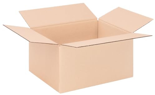 verpacking Faltkartons 300 x 215 x 150 mm Braun (Außenmaß 305 x 220 x 160 mm) KK 45 1-wellig Versandkarton für mittelgroße Waren DHL Päckchen DPD GLS Hermes Kartons (25 Stück)