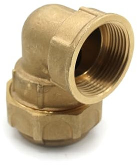 DOJA Barcelona | Codo Hembra 90° de Polietileno 32mm x 1 | Conector de Latón