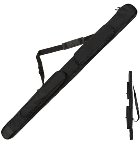 HJHUUA Bolsa Negra para Espada de una Sola Capa de 117 cm,Puede Contener 1 Espada,Bolsas Impermeables para Espadas de Tela Oxford,Mochila portátil,Adecuada para bokken,Espada Katana,Espada de Tai chi
