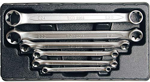 CLES TORX A OEIL DOUBLE de E6-E8 E7-E11 E10-E12 E14-E18 E16-E22 E20-E24