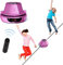 Jump Rope Elektronische Springseile Springseil-Workout mit Multi-User zusammen Einstellbare 1-10 Geschwindigkeitsstufe mit Fernbedienung Springseilmaschine Zähler Geeignet für Frauen/Männer/Kinder