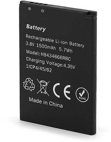 SHAWOROCE 1500mAh 3,8V Akku Kompatibel mit Huawei WiFi Mobile Router Hotspot WLAN E5572 E5573 E5573S E5575 E5576 E5776 E7553 Vodafone R216 HB434666RBC Wiederaufladbare Li-Ionen-Batterie