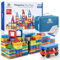 SUNNY AUNTIE Magnetic Tiles 150 PCS, Magnetic Tiles for Kids & Toddlers, Toy for 3 4 5 6 7 8 Year Old Boys & Girls, Gift Box, XL SET