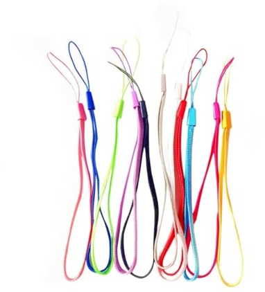 FONDOTIN 100 pezzi Cordino Resistente per USB Chiavette Chiavi Badge Portatile Facile Usare Colore Casuale Colore Casuale