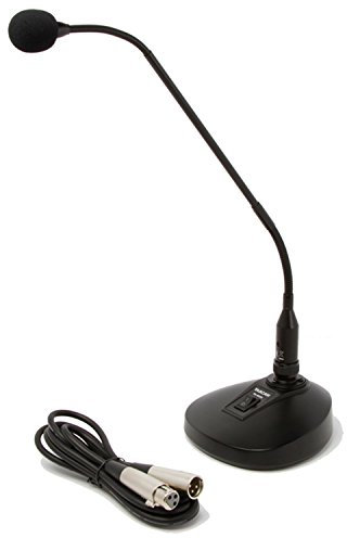 Tascam TM-95GN Desktop Gooseneck Condenser Microphone Black