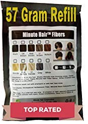Hair Building Fibers , Hair Loss Concealer Black 57 Grams (2 oz) Minute Refill are compatible with all hair fiber applicator bottles