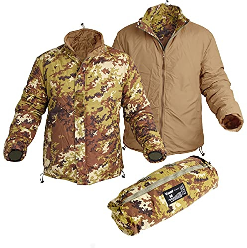 SBB Lite jacket reversibile Vegetato Giacca Militare (Coyote, xx_l)