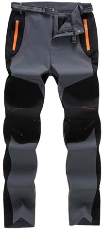 Pantaloni cargo da uomo ad asciugatura rapida impermeabili tattici da trekking leggeri da combattimento cargo vestibilità larga per attività all'aperto campeggio passeggiate lavoro con tasche