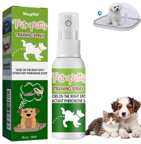 Spray Fai La Pipì Qui per Cani, Spray per Addestramento Vasino per Animali Domestici, 30 ml Attrattivo per pipì per animali domestici, Attraente, Strumenti Addestramento, Protezione Casa Mobili