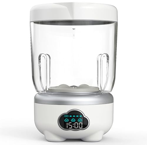 DMJJSD Lavadora portátil, lavadoras pequeñas de 1,6 L, 6000 mAh, 3 modos de lavado, pantalla LED, lavadora plegable USB, para camping, hogar, apartamento, hotel, camping y viajes