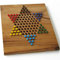 CHINESISCHES DAMENSPIEL, strategisches Familienbrettspiel für 2-6 Spieler, aus massivem Holz, französische Marke Le Délirant® – entspricht den CE Normen – Reisespiel mit verschließbarem Spielbrett.