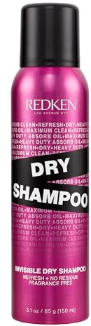 Redken Invisible Dry Shampoo For All Hair Types - Lightweight & Residue-Free, Fragrance-Free
