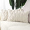 Madizz 2er Set Sanft Plüsch Kurze Wolle Samt Dekorativ Zierkissenbezüge Luxus Stil Kissenbezug für Sofa für Schlafzimmer Beige 40x60 cm Rechteckig