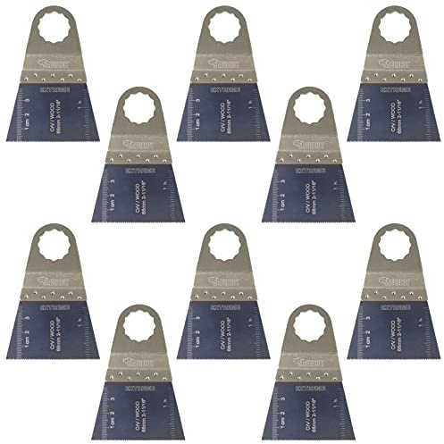 SabreCut 10pcs SC65F_10 65mm Fin Tand Trä Multiverktygsblad Slitstark