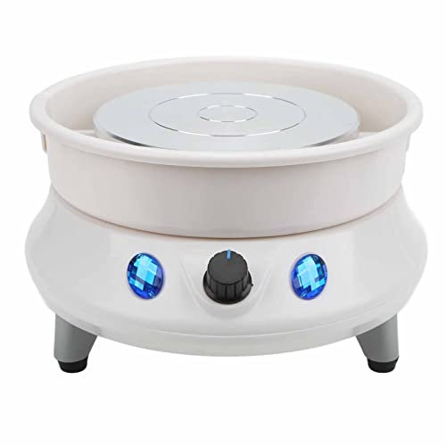 Tornio Elettrico, Macchina per Ceramica in Ceramica 2000 giri/min, Macchina per La Formatura Ceramiche Strumenti di Argilla Fai Da Te per Insegnamento Scolastico, Bar in Ceramica(EU)