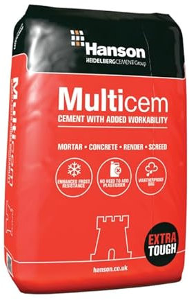 Hanson Multicem Cement - Plastic Bag 25kg