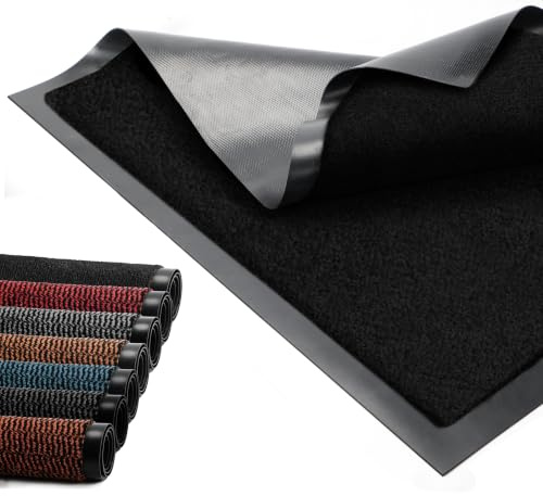 BLADO Door Barrier Non Slip Rubber Mats Washable Light Weight Heavy Duty | Floor Kitchen Dirt Trapper Entrance Shoes Scraper Super Absorbent Carpet