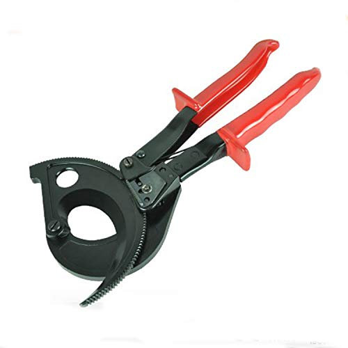 Strumento per crimpare i fili Cesoia for cavo a cricchetto for taglio cavi in ​​rame-alluminio. 400mm². Forbici for cavi a cricchetto manuali massime