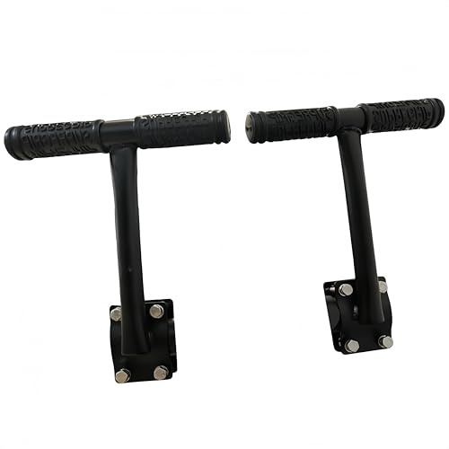 SOYUZERISH Paquete de 2 extensiones de manillar para bicicleta estática de interior, reemplazo directo de barra elevadora, fácil instalación, color negro
