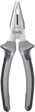 kwb Profi pinza combinata 180 mm 386320, secondo DIN ISO 5746, lavorazione robusta, taglienti temprati a induzione