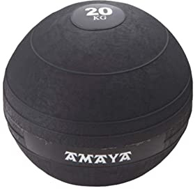 AMAYA SPORT Slam Ball - 20 KG. 25 CM, Anti-Slider, Viktboll för Fitness Träning