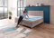 WELCON Rockstar grau - Boxspringbett 180x200 Härtegrad H2 H3 H4 mit 1126 freistehenden Tonnentaschenfederkernen, 6cm ErgoGEL ® Topper