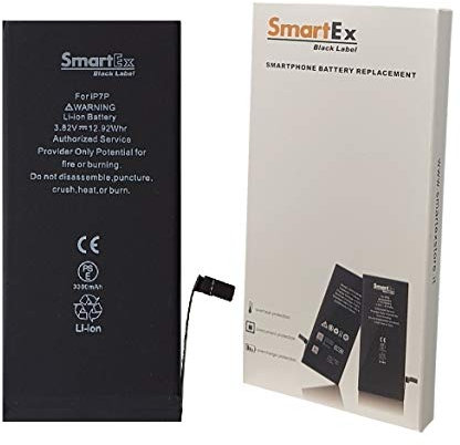 Smartex® Black Label increased Battery compatible with iPhone 7 Plus - 3380 mAh |2 Years Guarantee