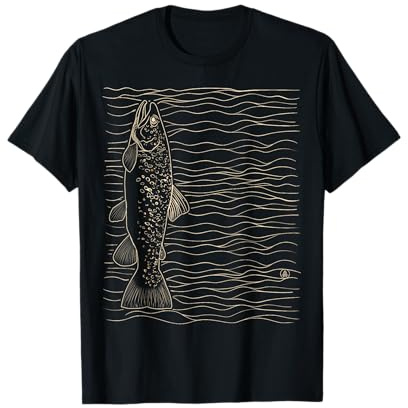 Brown Trout Fly Fishing Dry Fly Tying Fisherman T-Shirt