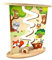 Hess Holzspielzeug 31130 - Rollbahn Bauernhof und Fuchs aus Holz, handgefertigt, zerlegbar, geeignet für Kinder ab 12 Monaten, ca. 26 x 26 x 4 cm, Farben auf Wasserbasis