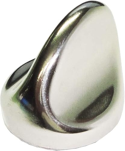 G GRIMALDI Smeg - Manopola in metallo colore inox 694972606 - GR MNOP SRV574X - per cucina piano cottura - M5375/OR - Prodotto originale (1 pezzo)