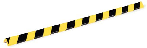 Durable Eckschutzprofil C35, selbstklebend, 1 m, Packung à 5 Stück, gelb/schwarz, 1102130